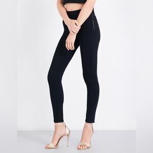 Good American Women's Black Side Zip Skinny Plus Jeans 14 32